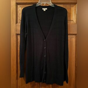 Merona Women's Black Cardigan Sweater